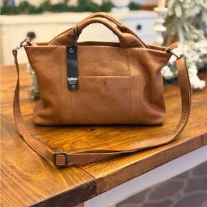 Latico Caramel Leather Handbag